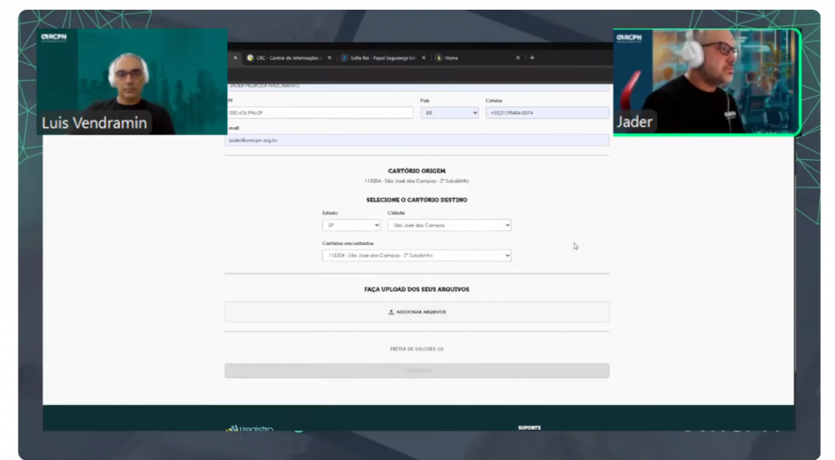 Live _ Novo e-Protocolo do Registro Civil - YouTube - Google Chrome 12_05_2025 16_07_54